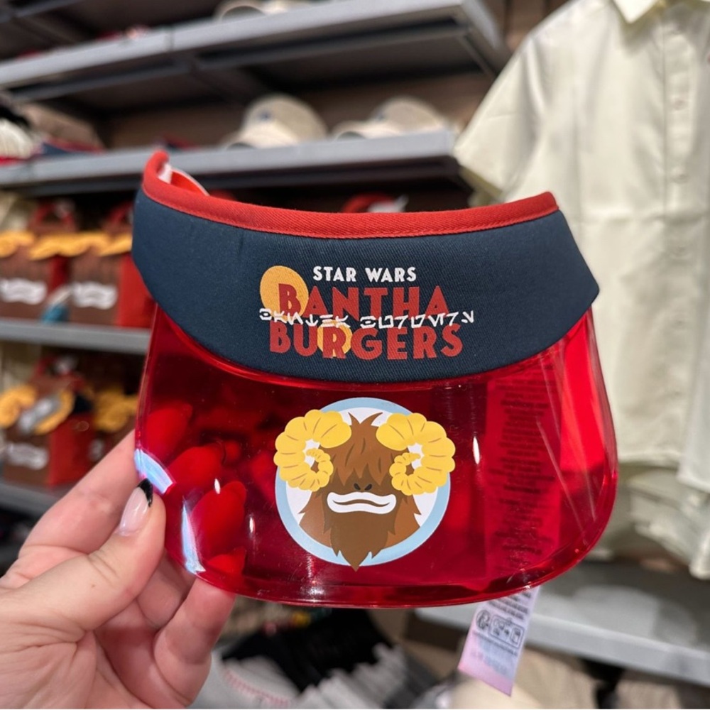 Disney Star Wars Bantha Burgers Visor Hat (New) Adult One Size